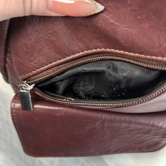 Made in Mexico Leather Sling bag, brown leather sling,bag,, - Picture 7 of 10